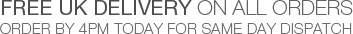 Free UK Delivery on all Watch Strap orders